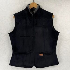 Outback Trading women's vest size Medium fleece lined casual western